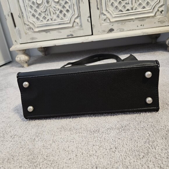 Pixie Mood Alicia Tote Bag - Black Vegan Leather - Picture 10 of 14